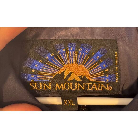 Vintage Sun Mountain Golf Zip Up Lightweight Windbreaker Men's Jacket XXL - Picture 4 of 9